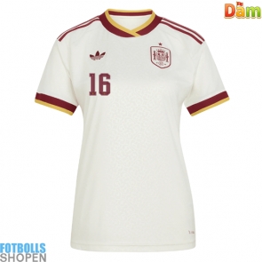 Billiga Spanien Rodri Hernandez #16 Bortatröja Dam VM 2026 Kortärmad